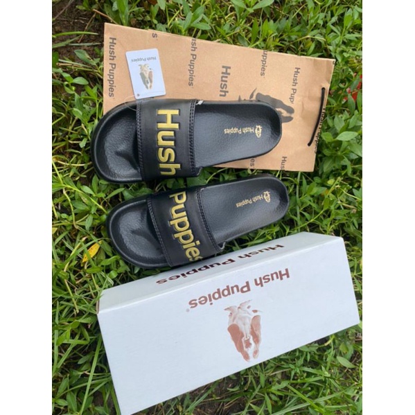 sandal slide on hush puppies | sandal slop pria wanita