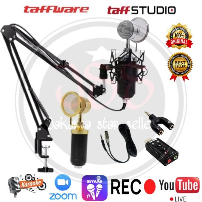 Microphone Bm 8000 / Mic Condenser Bm 8000 Stand arm Splitter