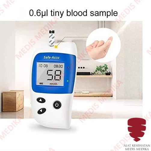 Trendy Sinocare Safe-Accu 2 Alat Cek Gula Darah Test Uji Glucose Safe Accu 2 EasyTouch Nesco Gluco Dr Omron 