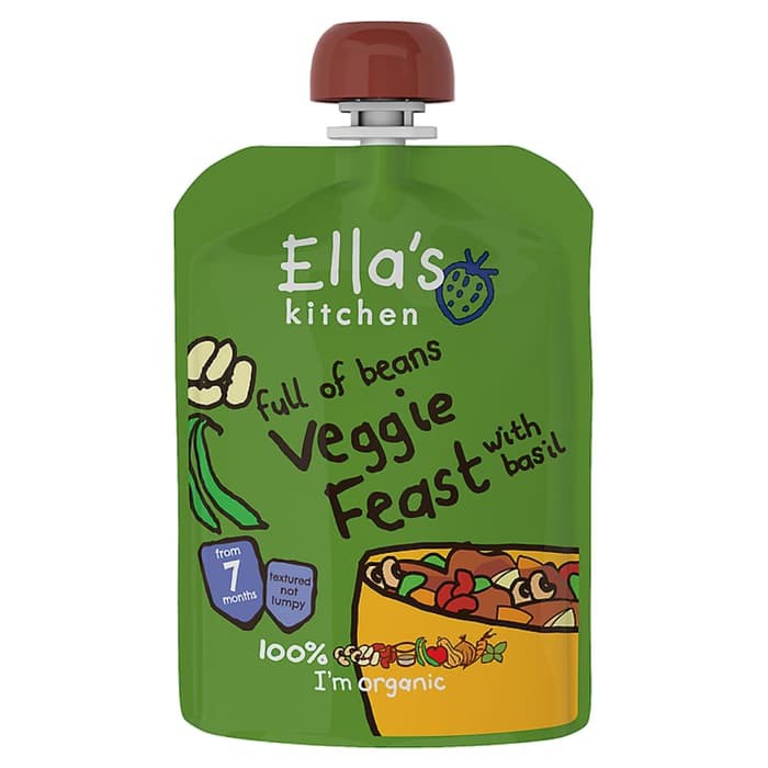 

#HANDCARRY Ella's Kitchen Organic Veggie Feast 130g - UFOHCR3176