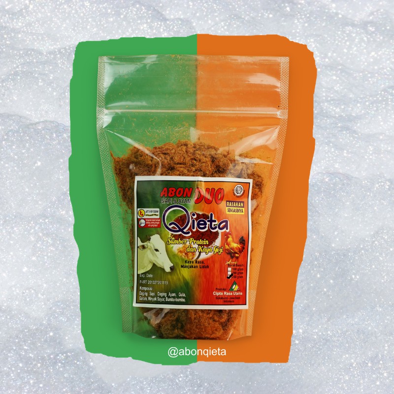 

Qieta Abon Duo (Sapi&Ayam) 250 g