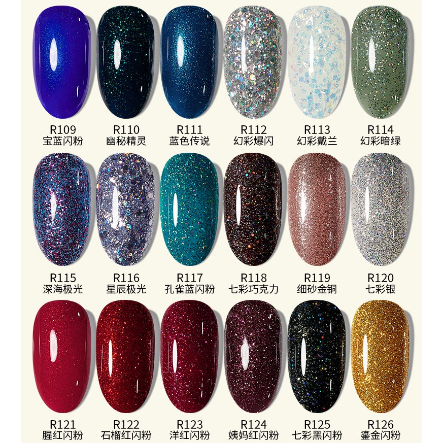 (R.Fian R101-R150) kutek gel polish nail UV gel kutek gel