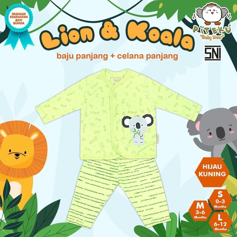 Piteku Lion &amp; Koala set panjang