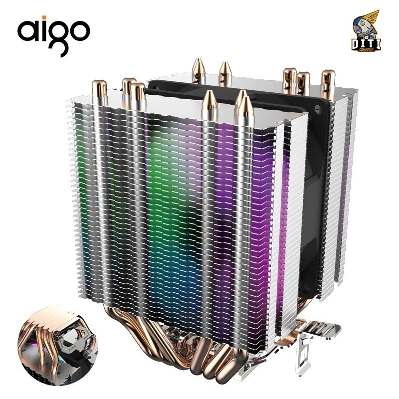 Aigo DarkFlash L6 Dual Tower CPU Cooler