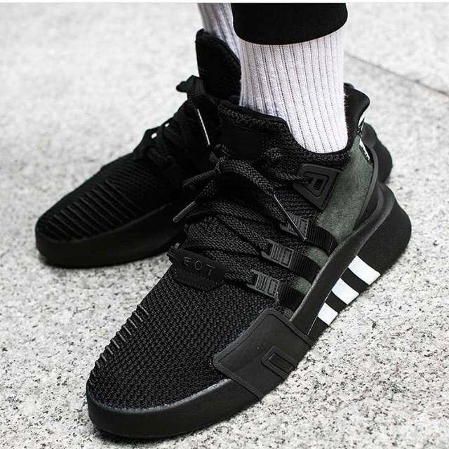 Adidas EQT Bask Triple Black Stirip White