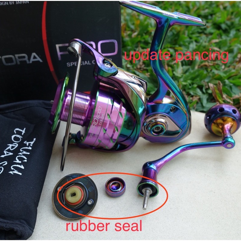 FUGU TORA 2 & TORA PRO reel metal body dan rubber seal 1000 2000 3000 4000 6000