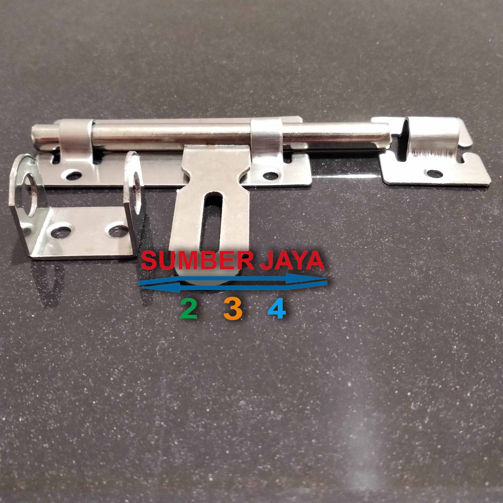 Grendel overpal gembok 4&quot;  /  selot slot overpal gembok 4&quot; TERMURAH