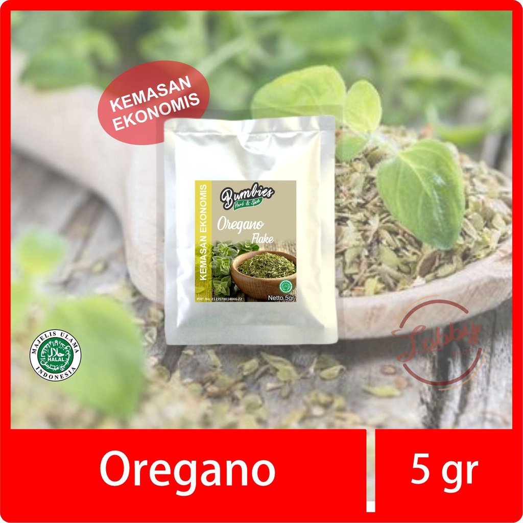 

Daun Oregano 5gram EKONOMIS Bumbies Product | Dried Oregano | Oregano Leaves | Topping Pizza Mie Spagheti
