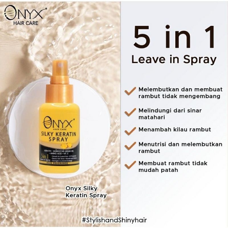 Onyx 5in1 silky keratin spray 50ml