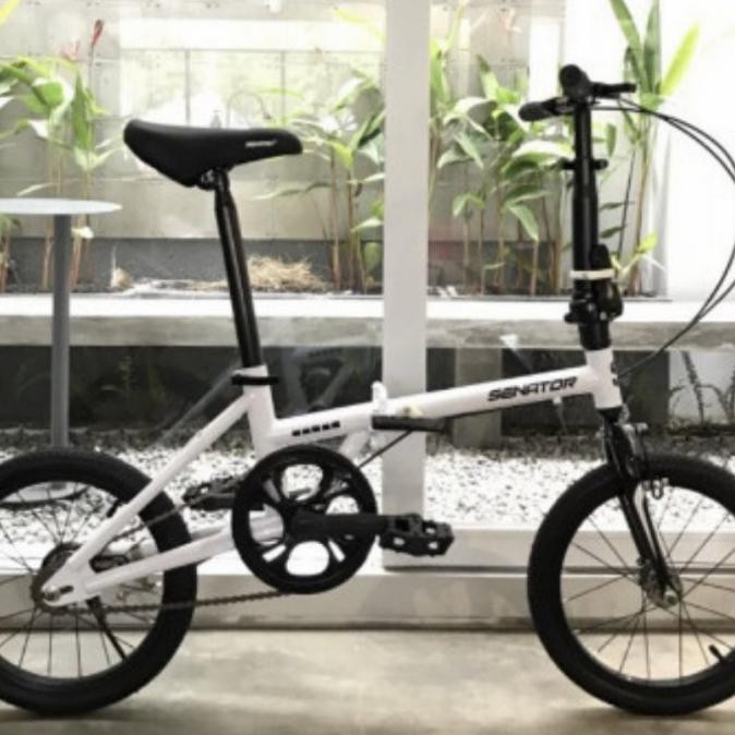 Sepeda Lipat 16" Senator Single Speed ( Gojek/Grab Instant Only) Kunestlestore