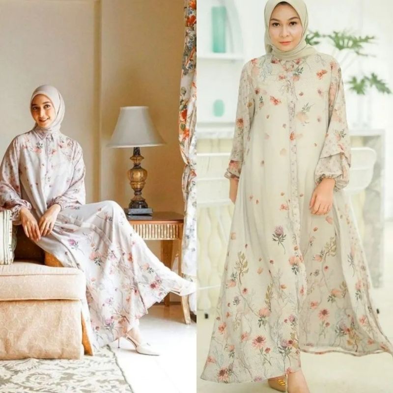 Malina Dress Soft Amber size S Benang Jarum