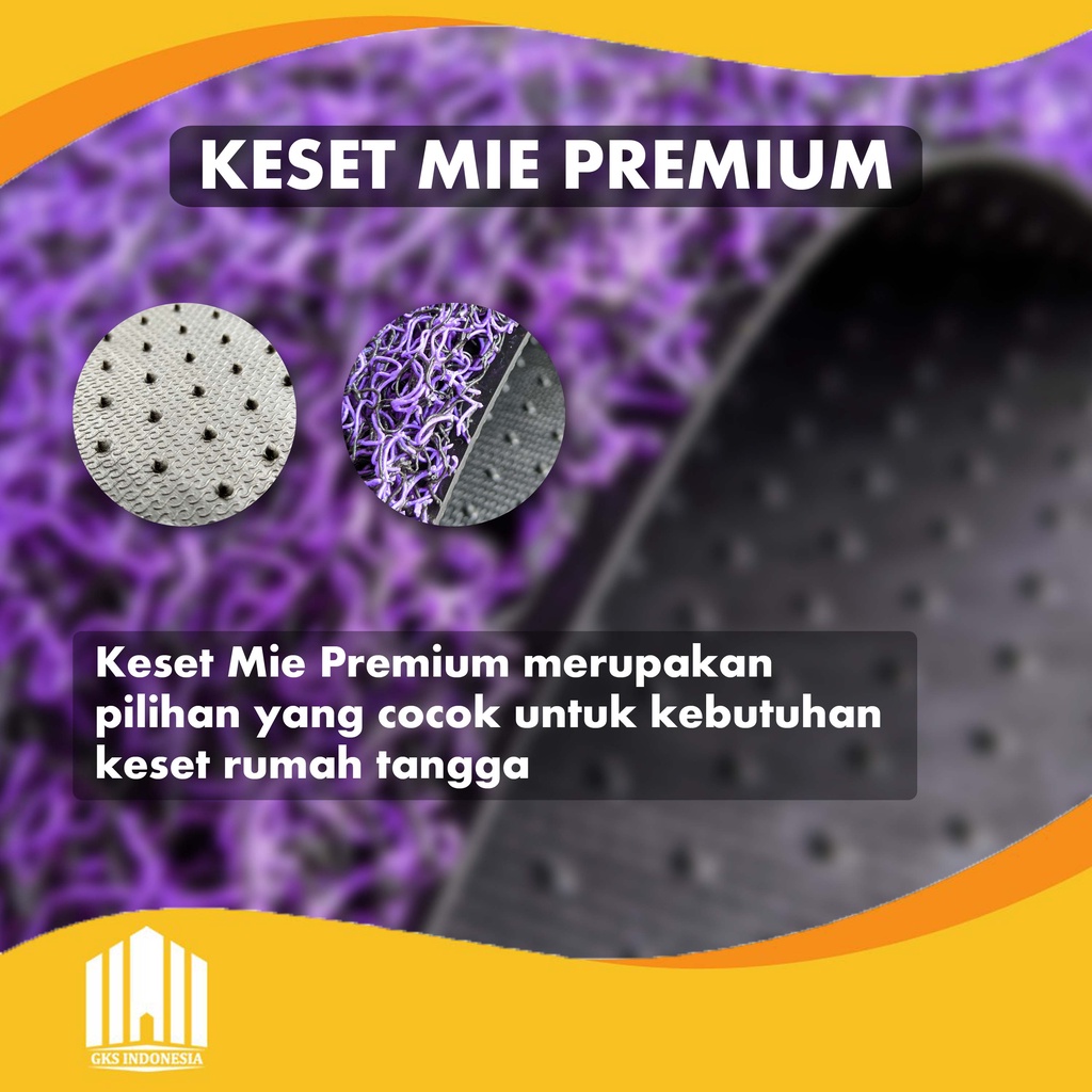 KESET KAKI PREMIUM ANTI SLIP BAHAN MIE / BIHUN UK. 60 X 40 CM