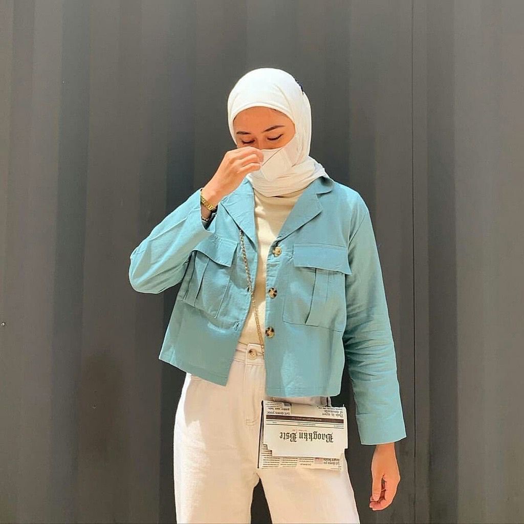 1KG MUAT 4PCS | JOSE JOZY PARKA LINEN NAMI OUTER KOREAN STYLE HITS OOTD SELEBGRAM FASHION GROSIR MURAH TERKINI WANITA