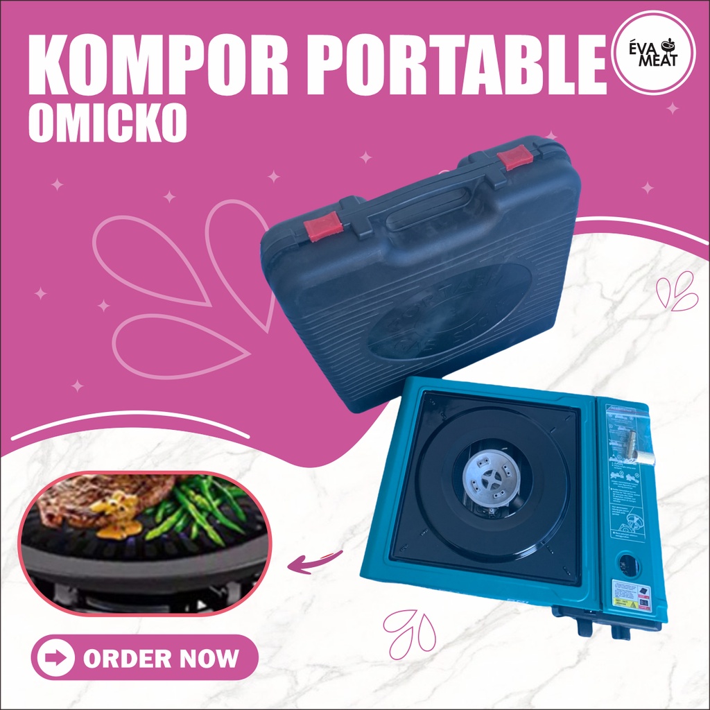 Kompor portable OMICKO / kompor gas portable / kompor portable / portable gas stove merek omicko