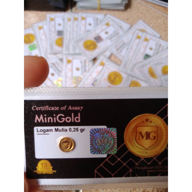 minigold 0.25 gram