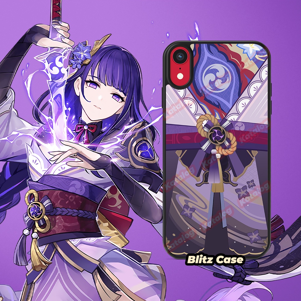 Case HP Raiden Shogun Baal Genshin Impact Casing HP Hardcase Softcase Hard Case Soft Case Anticrack