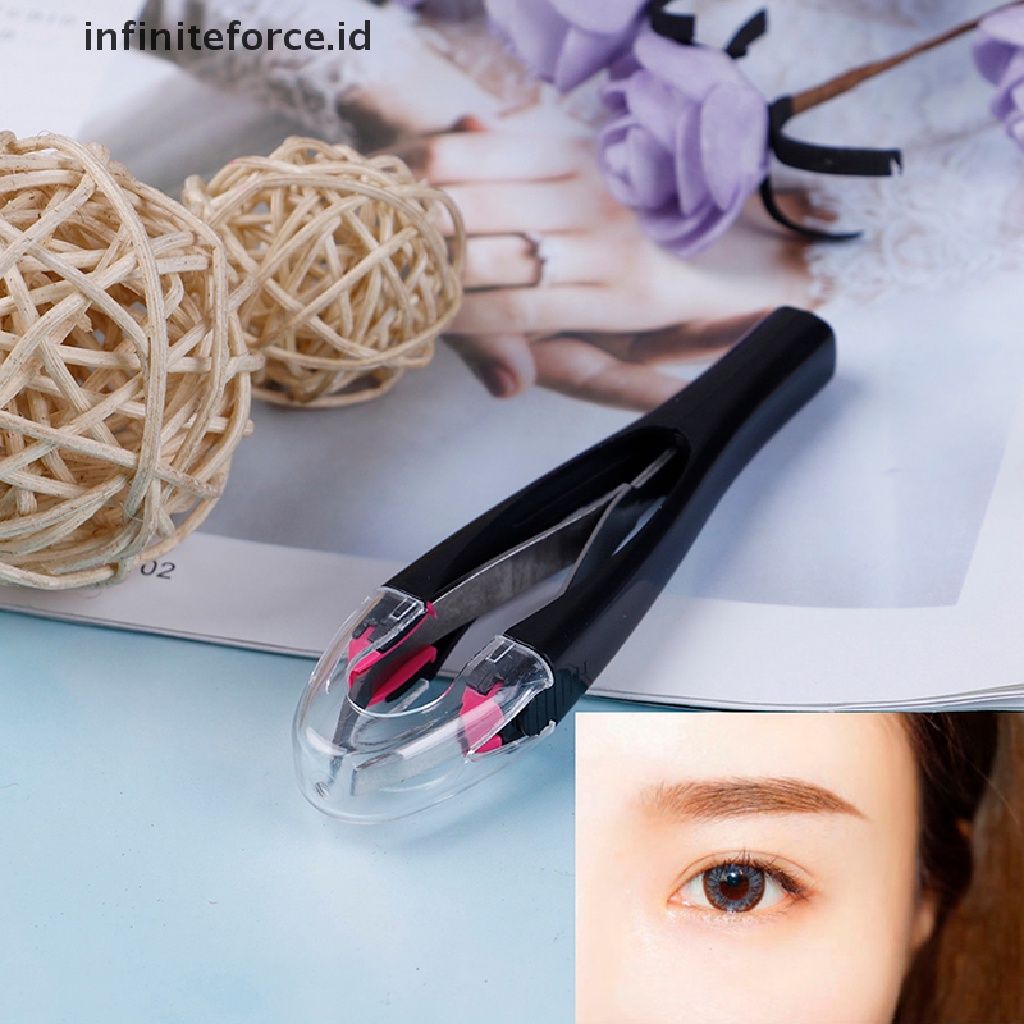 1pc Pinset Alis Retractable Non Slip Untuk Makeup