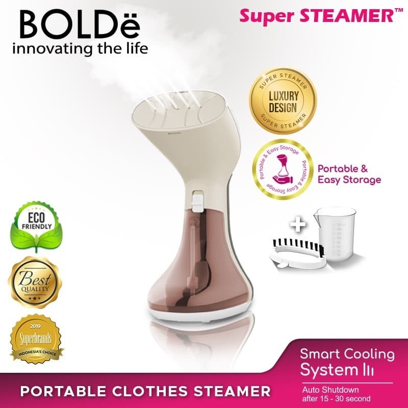 Setrika Uap Bolde Super Steamer Laviola Gosokan Tangan Uap Steam Bolde Steaming Iron Laviola Bolde