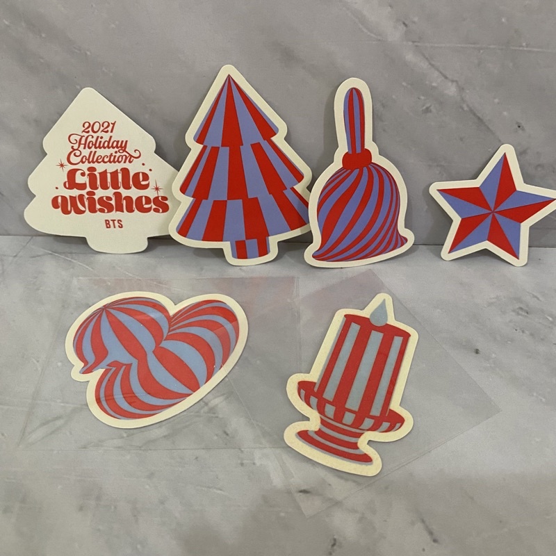 sale 7pcs  BTS sticker official little wishes