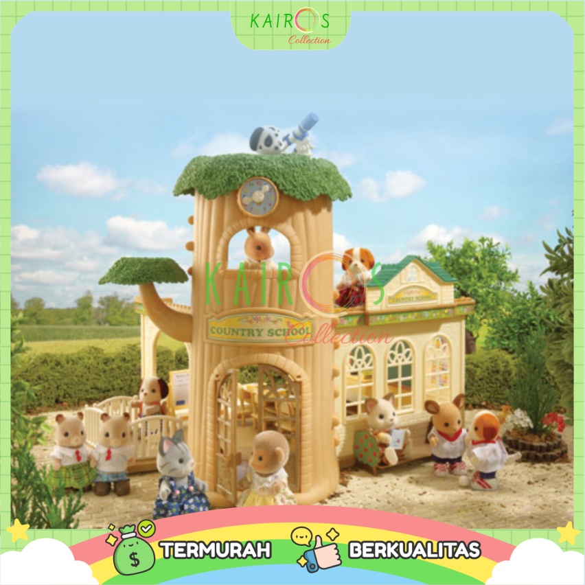 Rumah Sekolah Sylvanian Families Country Tree School Epoch 5105