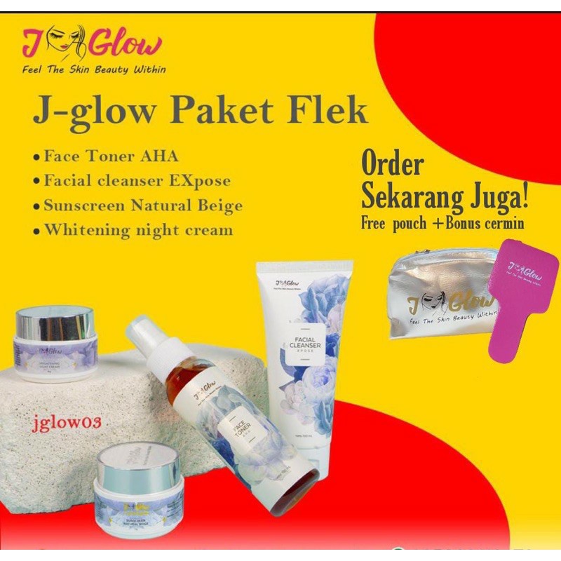 JGLOW PAKET FLEK / JGLOW FLEK / SKINCARE WAJAH
