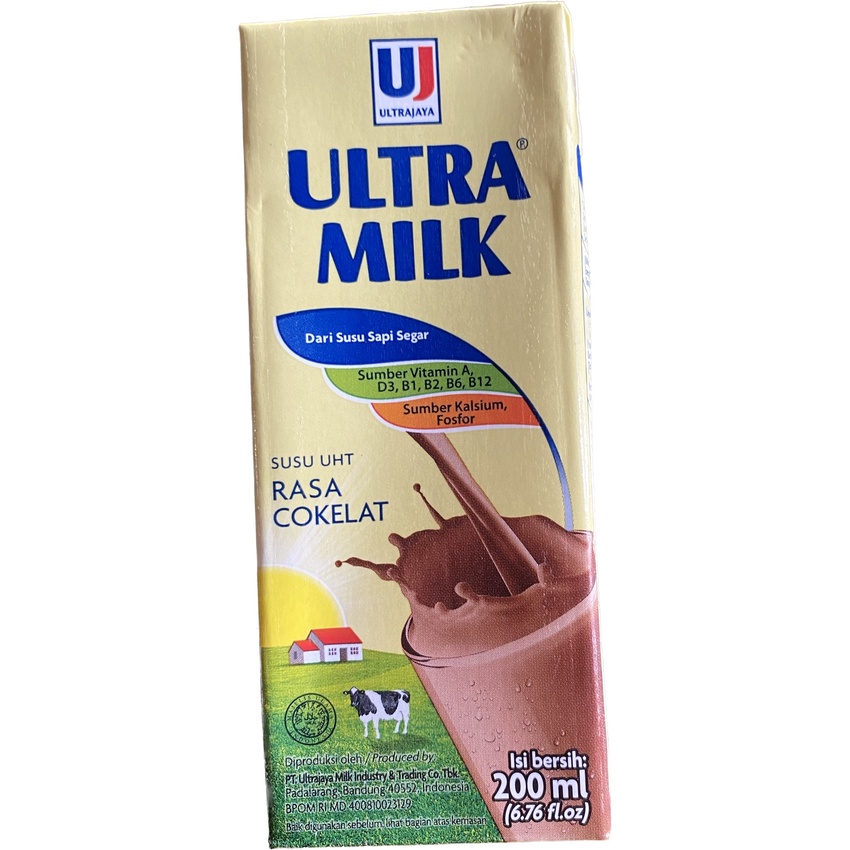 SUSU ULTRA 125 ML COKLAT - STROBERI - FULL CREAM 125 ML &amp; 200 ML