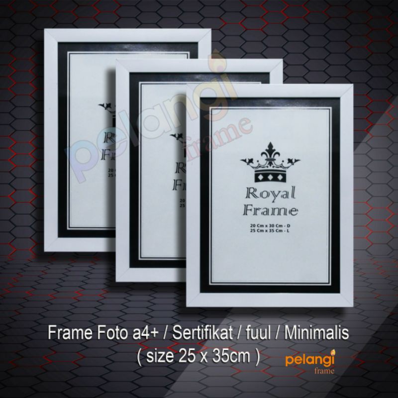 Frame / bingkai foto sertifikat / ijazah / 25x35