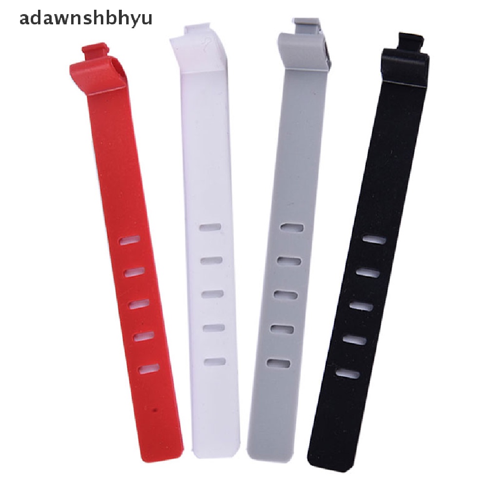 Adawnshbhyu 2PCS Silikon Telepon Kabel Data Winder Earphone Klip Charger Organizer Cable Tie