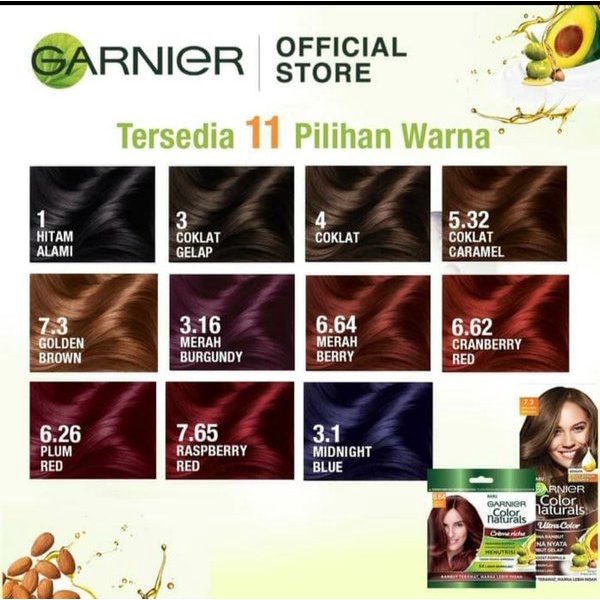 Garnier Pewarna Rambut / Garnier Color Naturals