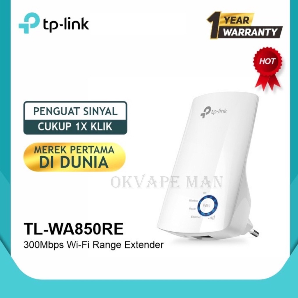 Tp-Link TL-WA850RE 300Mbps Universal Wireless N Range Extender WA850RE 850RE