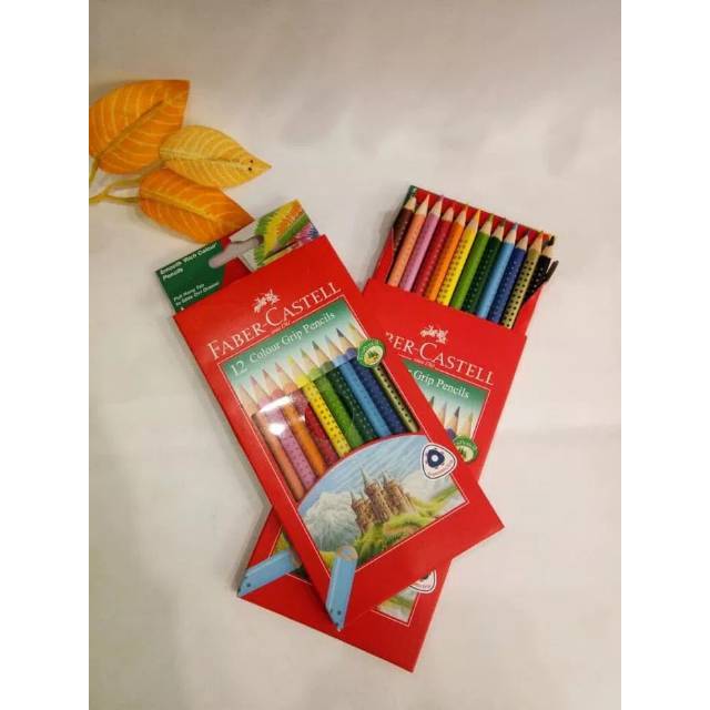 

Pensil Warna Faber Castell 12 / Faber Castell Colour Grip Pencils