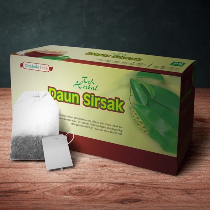 

Teh herbal daun sirsak untuk menjaga kesehatan dan turunkan kolesterol Minuman Obat Kanker Teh Daun Sirsak isi 20 Kantong