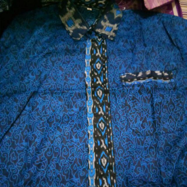 Kemej Batik Pria Kode Pb 104 | Batik Motif Wajik