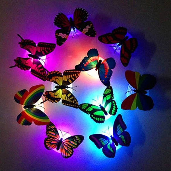 Kupu Kupu LED Lampu Kamar LED Model Kupu Kupu Butterfly Dekorasi Dinding / TS-72