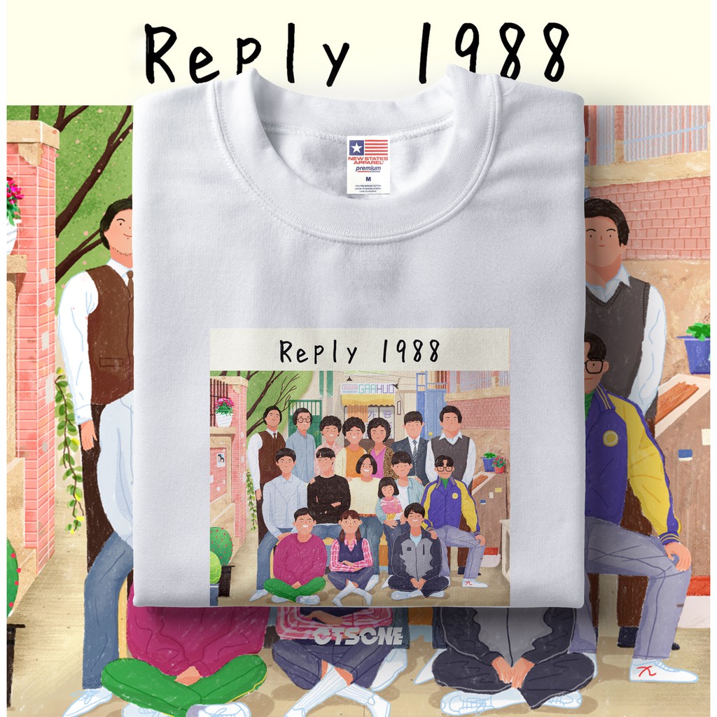 REPLY 1988 / KAOS FILM / BAJU FILM / KAOS DRAMA KOREA / KAO SKOREA OVERSIZE / BAJU DRAKOR /