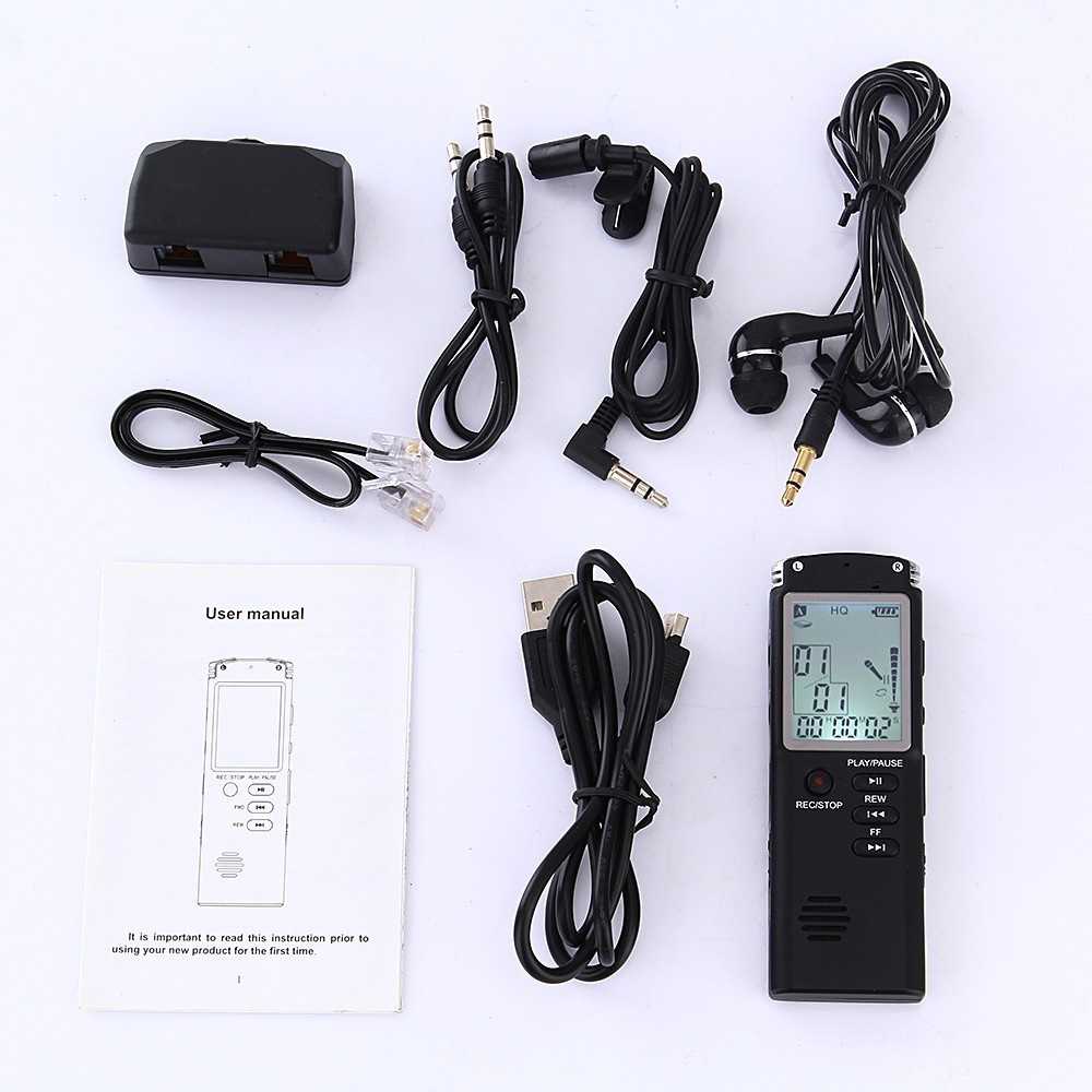 Digital Voice Recorder 8GB Alat Perekam Suara MP3 Player For Mp3 Format Music High Quality Sound / Portable Voice Recorder