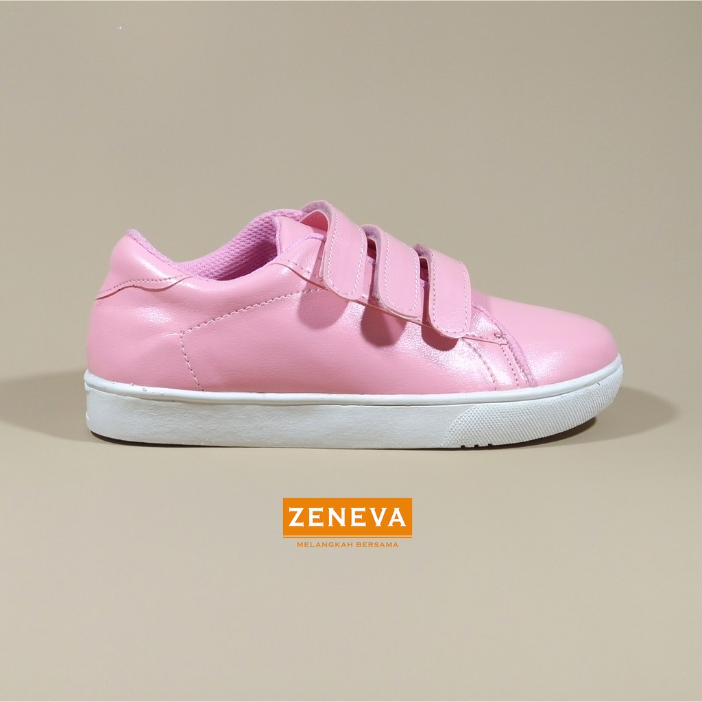 Sepatu Zeneva Striples Sneakers Wanita 3 WARNA