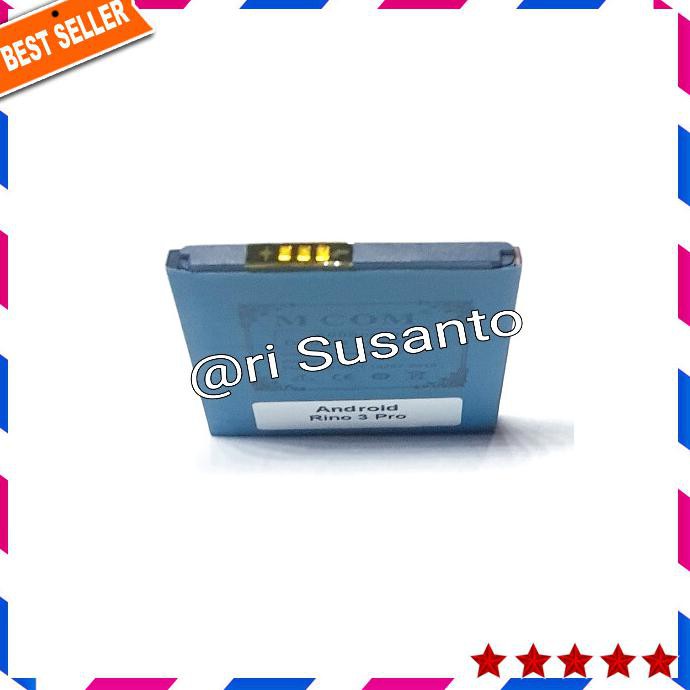 ACC HP BATERAI MCOM MOBILE PHONE RINO 3 PRO ANDROID DOUBLE POWER 5000MAH