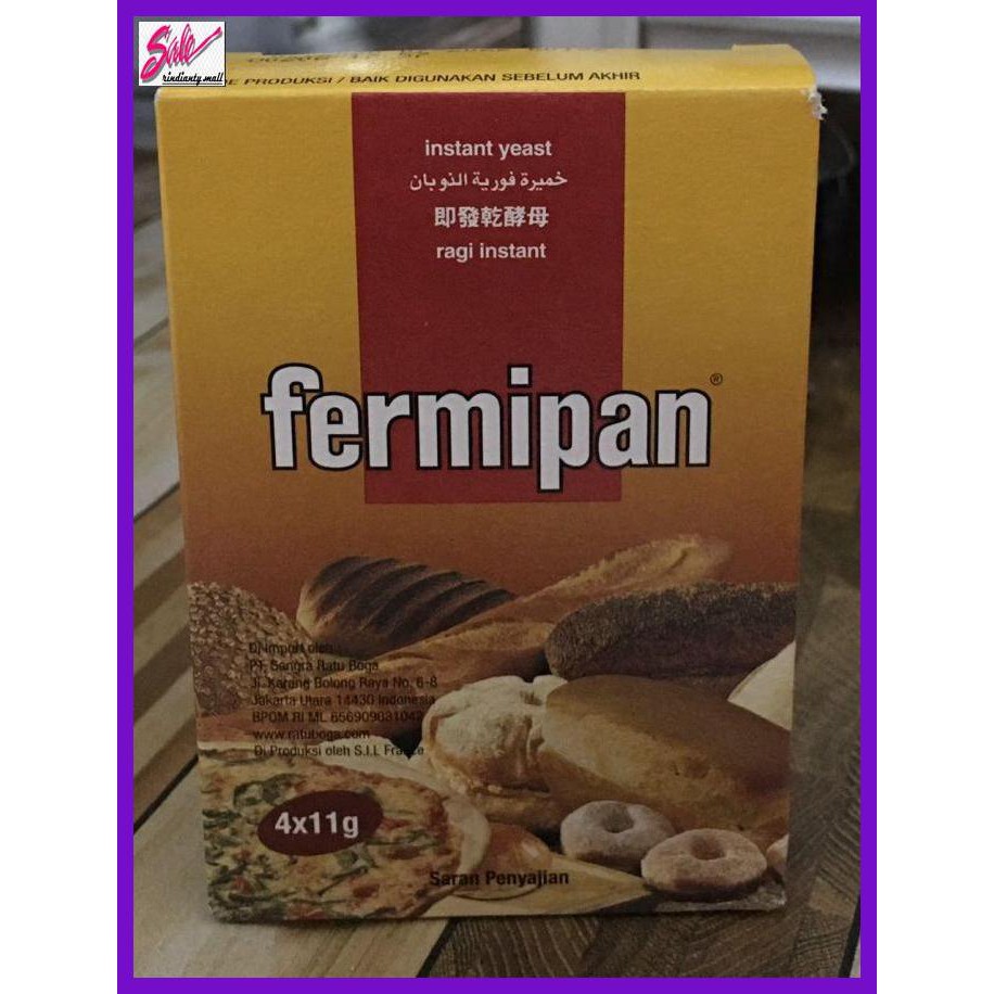 

Giragi- Ragi Fermipan 11Gr Isi 4 Bungkus -Makanan-Minuman.