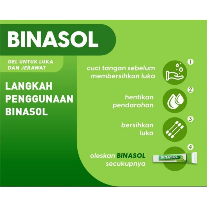 Binasol Gel - Obat Penghilang Jerawat Obat Luka