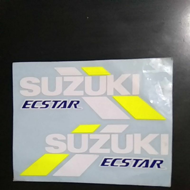 cutting sticker logo SUZUKI ECSTAR