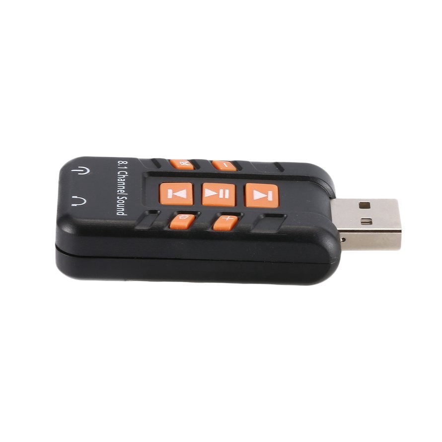 Sound Card USB Adapter 8.1 Channel 3D Audio Microphone