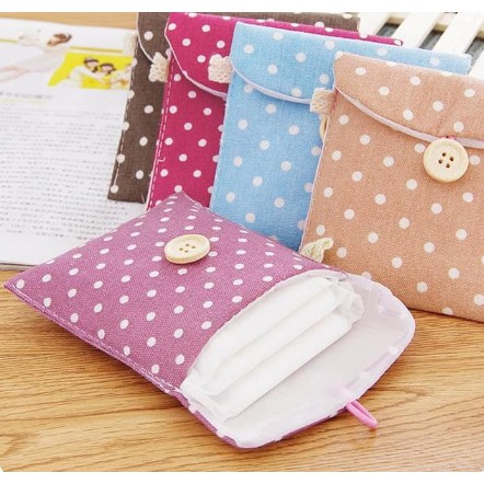 (BOW) Dompet Pembalut Menstruasi Kantong Penyimpanan Softex Tissue Organizer