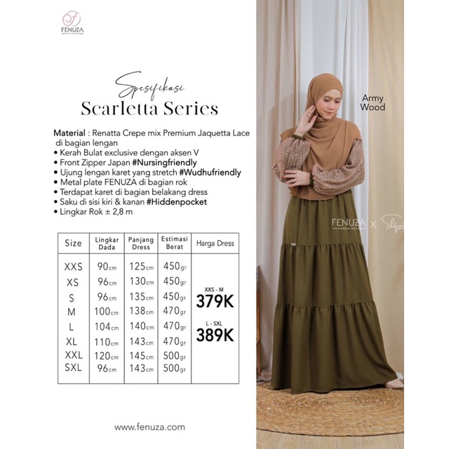 Scarletta dress by Fenuza