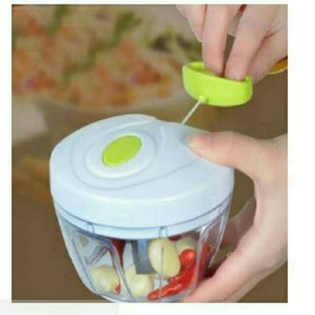 Mini Cutter/Mixier Tangan Multifungsi Serbaguna Chopper Manual Q2 201