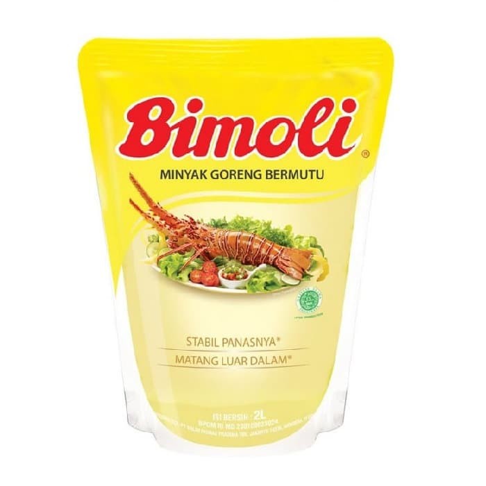 

minyak goreng sawit bimoli biasa pouch 2 liter