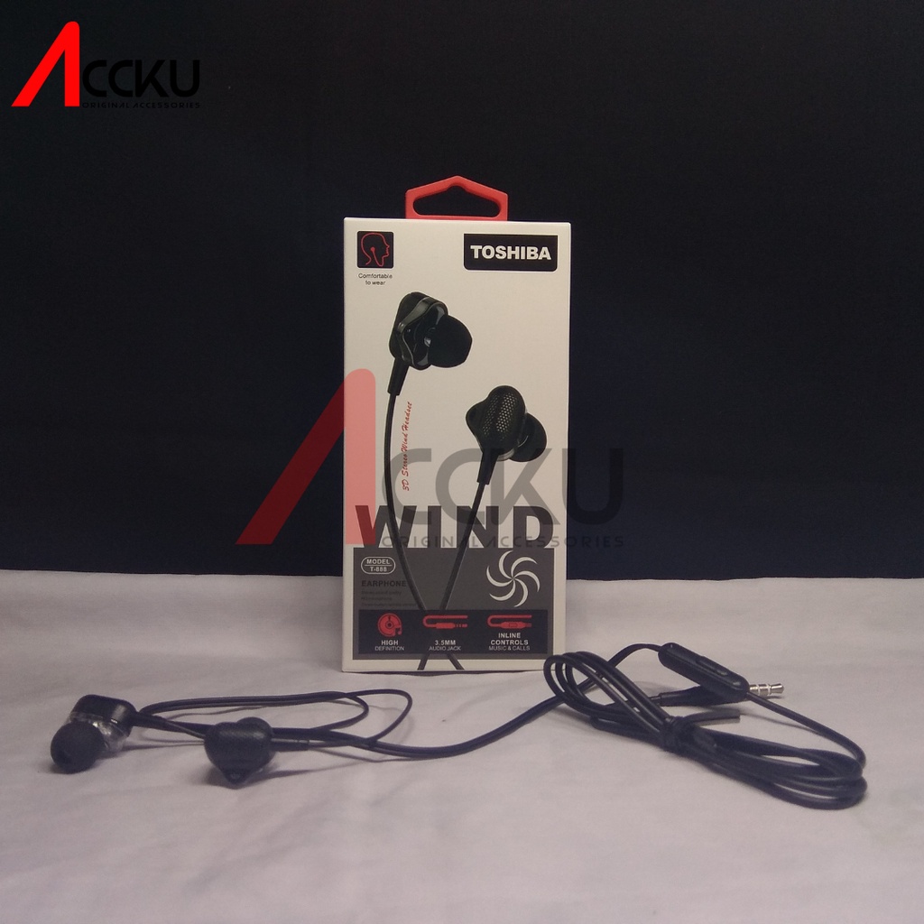 [T-888 ] Headset toshiba headset murah headset bukan anker jack 3.5mm