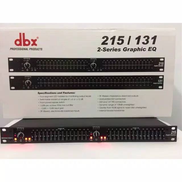 DBX Equalizer DBX 215 kw1
