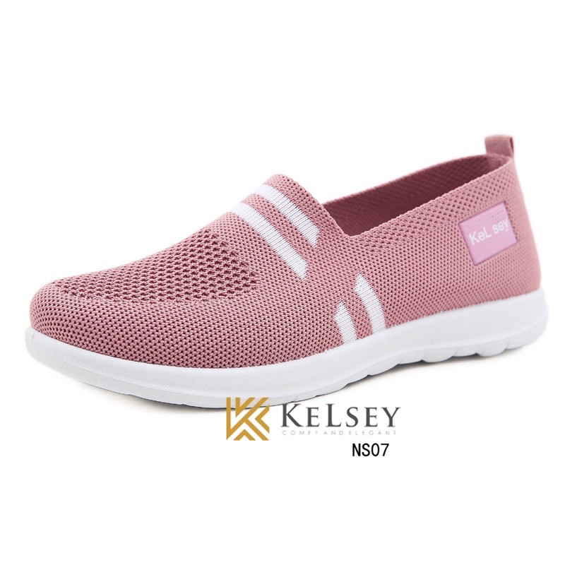 (GRATIS ALAS KAKI) NICOLE SEPATU #NS07 SNEAKERS WANITA KELSEY SEPATU FLYKNIT WANITA NYLON SNEAKERS CASUAL IMPORT