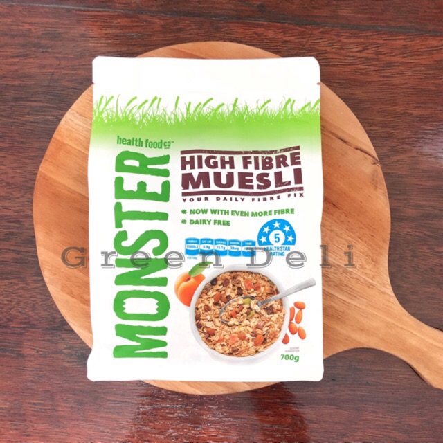 

Monster High Fibre Muesli 700GRAM